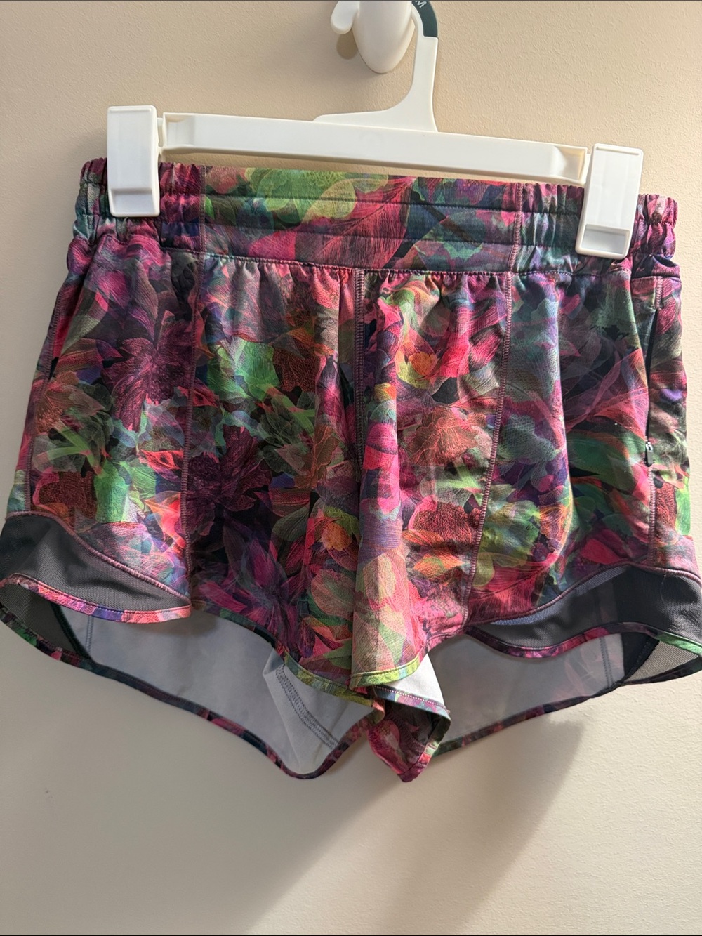 Lululemon Floral Performance Shorts - Pink Multi